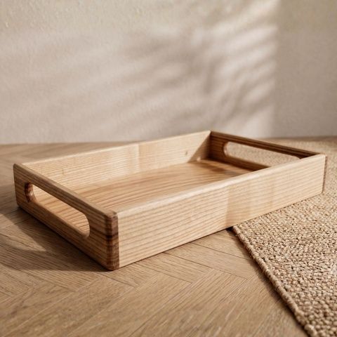 Montessori wooden tray 32