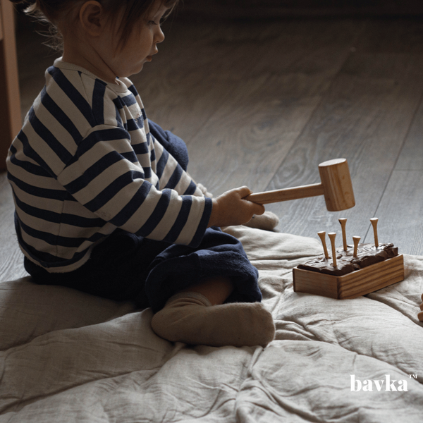 Montessori Materials: Clay Hammering Exercise, Ассорті