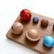 Montessori Solar System Set &mdash; Wooden Figures + 3-Part Cards 10072