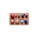 Montessori Solar System Set &mdash; Wooden Figures + 3-Part Cards 10072