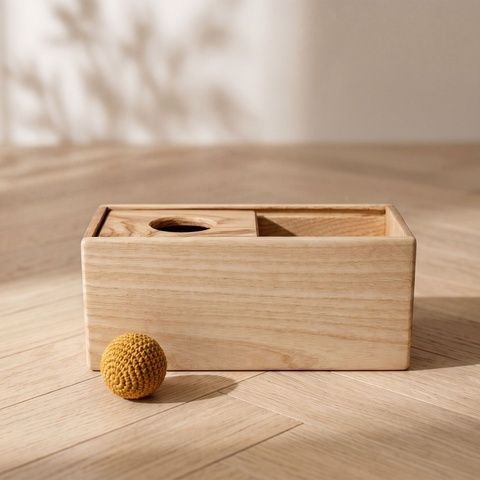 Montessori Imbucare Box With Sliding Lid (The Sliding Top Box) 45