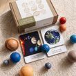 Montessori Solar System Set &mdash; Wooden Figures + 3-Part Cards 107