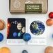Montessori Solar System Set &mdash; Wooden Figures + 3-Part Cards