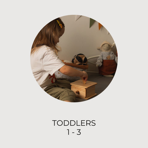 Montessori toys for toddlers 1–3 years