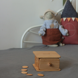 Montessori Imbucare Object Permanence Coin Box