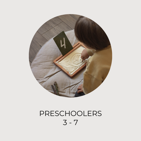 Montessori materials for preschoolers 3–6 years