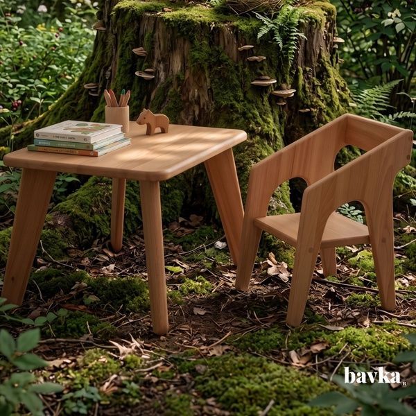 Montessori Table and Chair Set 31