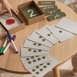 Montessori Math Numbers and Counters Flash Cards 68