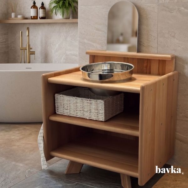 Montessori bathroom station 14